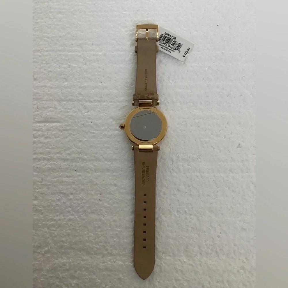 Michael Kors Gold Dial with Tan Strap Women's Watch